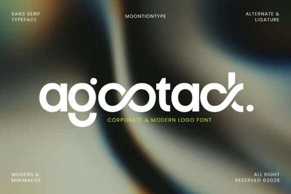 Agootack: The Modern Sans Serif That Elevates Clean Design