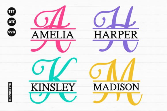 Amelia Split Font