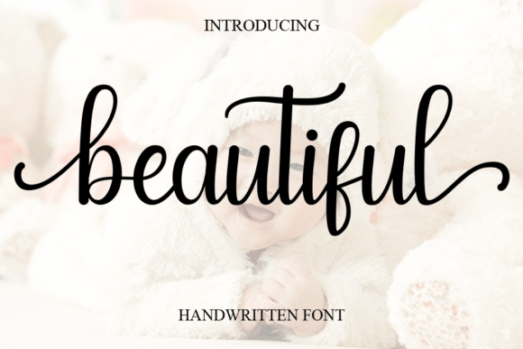 Beautiful: A Sweet Handwritten Font for Elegant Simplicity