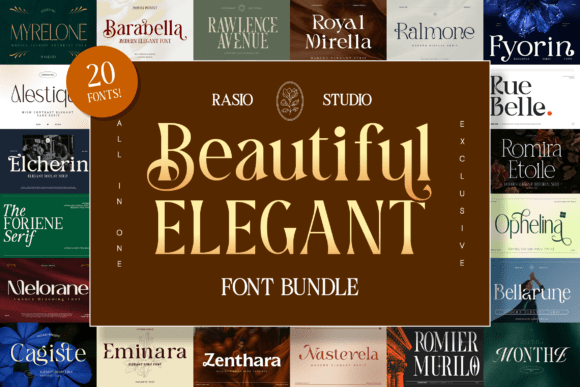 Beautiful Elegant Font Bundle