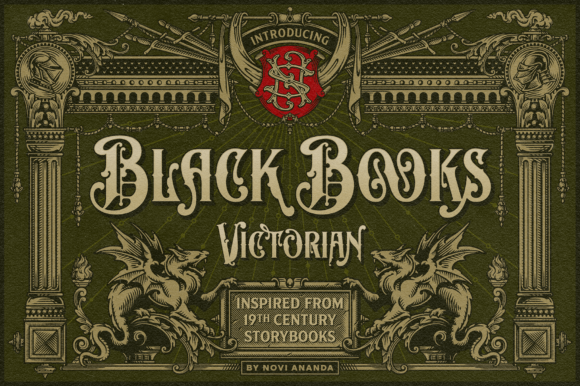 Black Books Victorian: A Timeless Blackletter Font for Bold Creative Expression