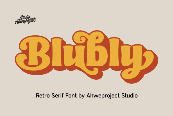 Blubly: Where Vintage Signage Meets Modern Design Confidence