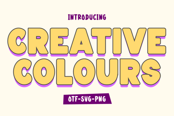 Creative Colours: The Retro-Infused Color Font That Brings Designs to Life