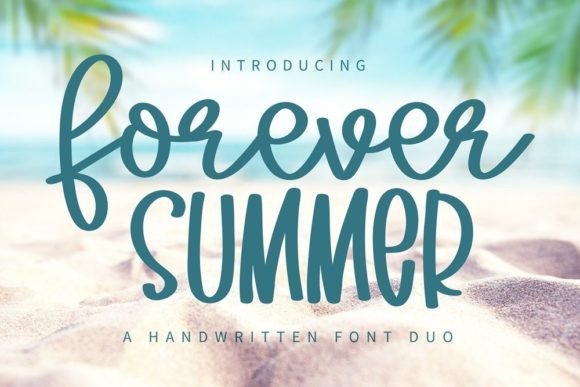 Forever Summer Font Duo