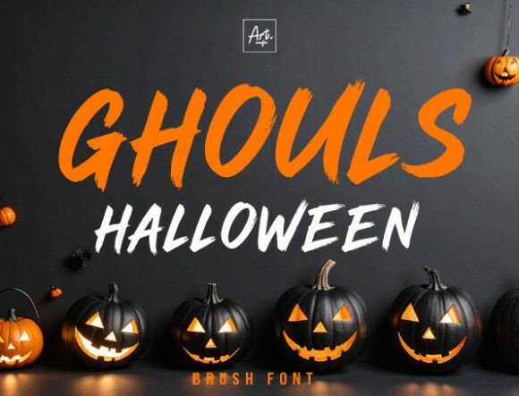 Ghouls Halloween Font
