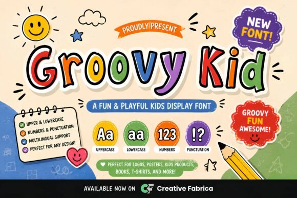 Groovy Kid: The Playful Font That Brings Joy to Every Design