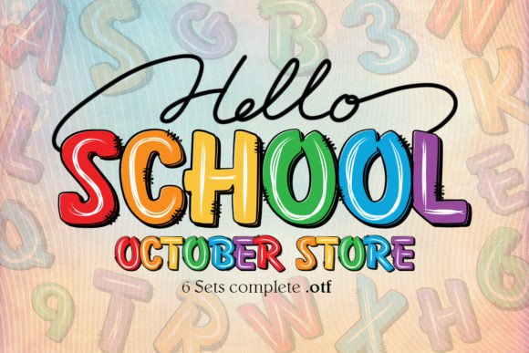 Hello School Font: Where Learning Meets Playful Typography