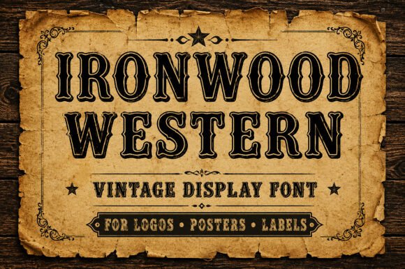 Ironwood Western Font