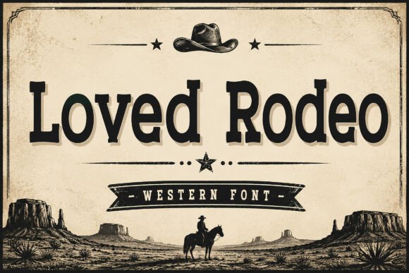 Loved Rodeo: Bold Western Typography, Built to Last