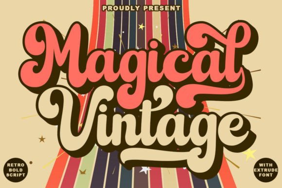 Magical Vintage: Retro 70’s Script, Refined