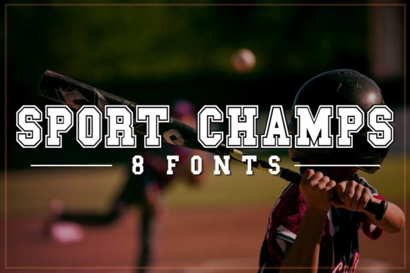 Sports Champs: A Playful Typography Powerhouse